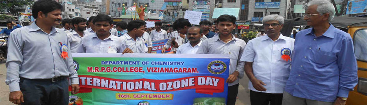 International Ozone Day 2016 Organized by Chemestry Department