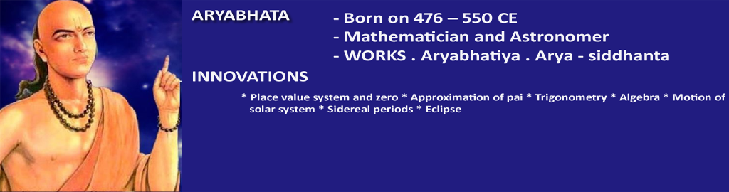 ARYABHATA - Mathematician and Astronomer
