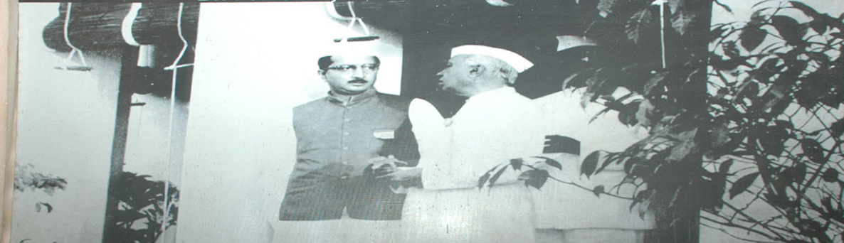 PVG Raju (Rajasaheb of Vizianagram) with Former Prime Minister